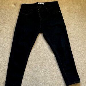 ZARA Men's Tapered Jeans - Black